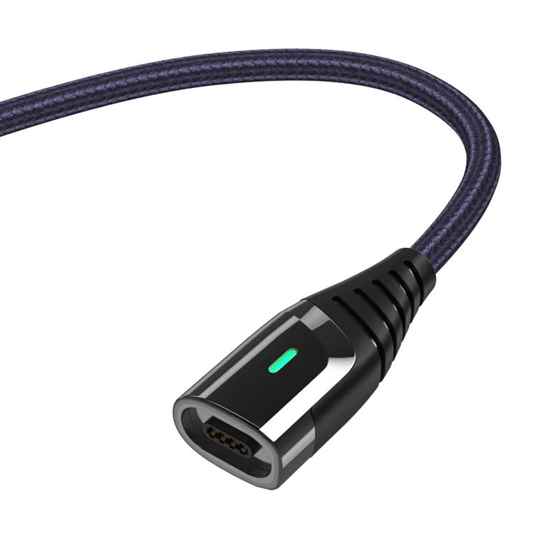 Single line Магнитное зарядное устройство Essager Micro USB кабель для iPhone samsung провод для быстрого заряда Шнур usb type C type-C магнитные кабели для мобильных телефонов - Цвет: Single line