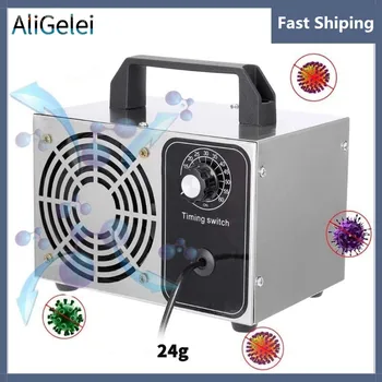 

Ozone Generator 24g/h 220V Ozonator machine Air Cleaner air purifier deodorizer sanitizer Long Life Ceramic Plate Ozonio Gerador