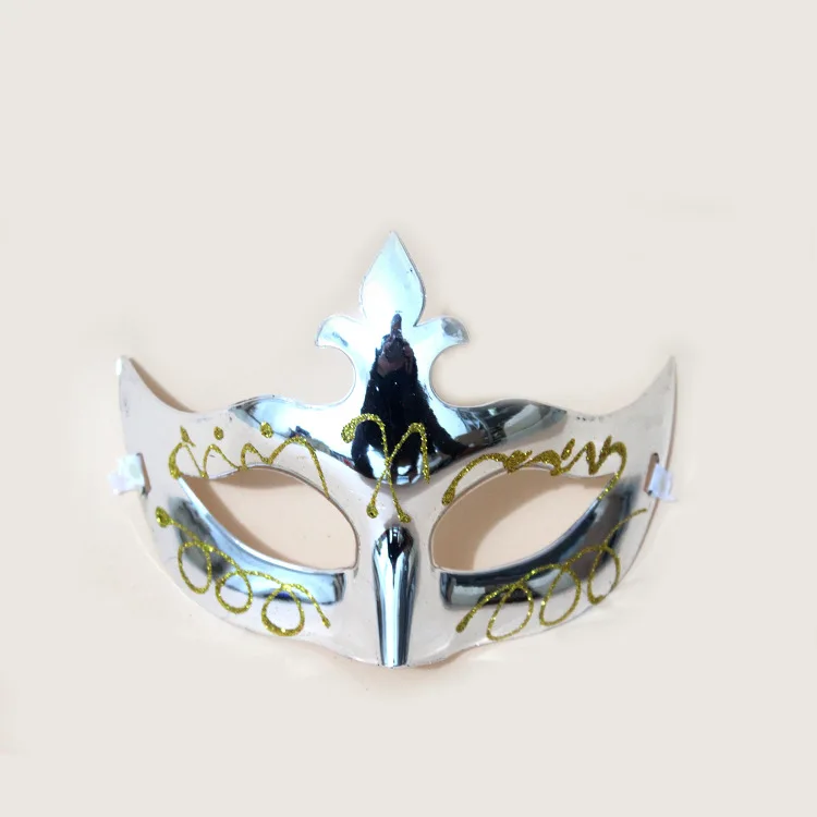 Manufacturers Makeup Ball Holiday Birthday Bar Party CHILDREN'S Toy Electroplated Coloured Drawing Pointed-Toe Mask