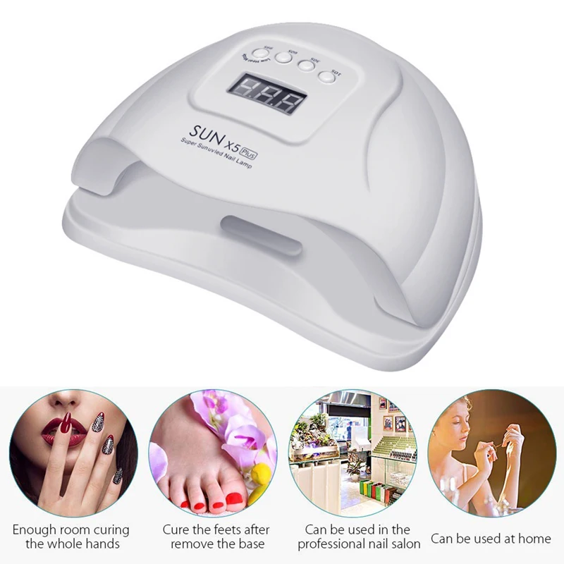 

SUN X5 Plus UV LED Lamp Nails Dryer 80W Sensor Lamp Manicure Gel Nail Lamp Drying Lamp For Gel Varnish Professional Nail Dryer