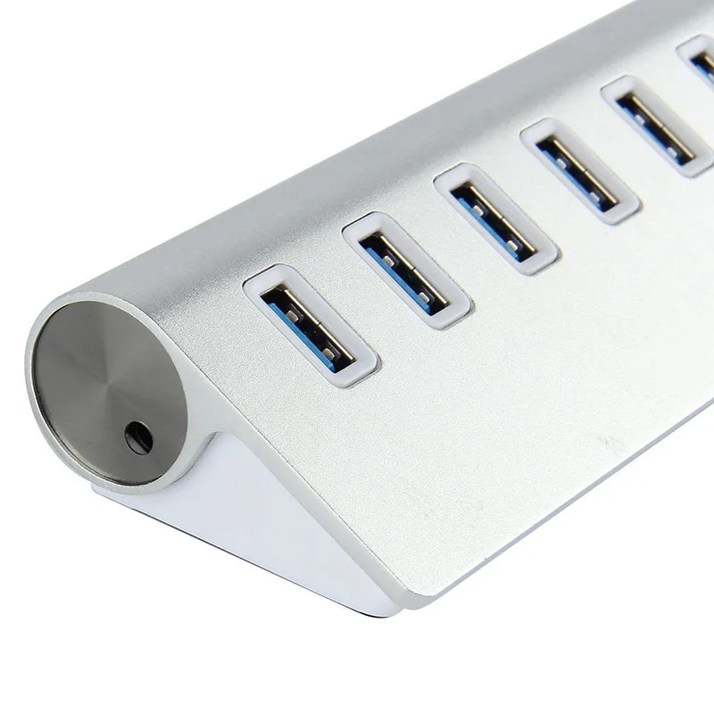 7 портов Многофункциональный Usb 3,0 высокоскоростной 5 Гбит/с концентратор адаптер питания переменного тока для ПК ноутбук Бесплатный драйвер Sup порты для Windows Xp/vista/7/8