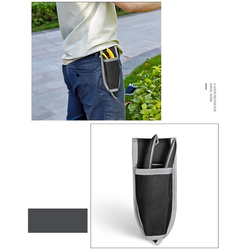 Pruning Pliers Waist Bag Electrician Scissors Waist Bag for Builders Installers Carpenters Used at Home or at Work O20 21 electrician tool bag