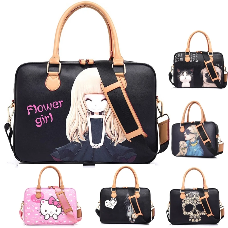 

Fashion Cute Cartoon Design 10" 13" 13.3"14"15.6 Inch Laptop Bag Notebook Computer Bag PU Waterproof and Breathable