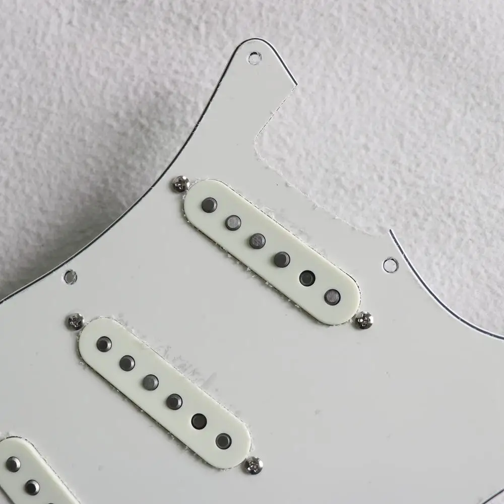 Prewired винтажная белая ST гитара накладка загружена с Donlis 60 винтажный звукосниматель альнико подходит для pickguard stratocaster гитара