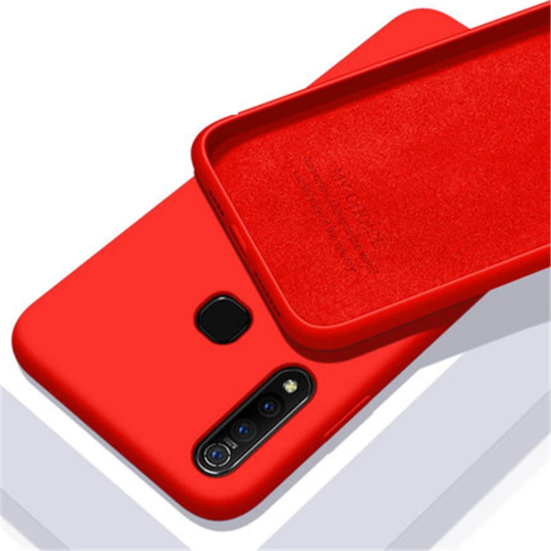 Конфетный, TPU чехол для Vivo Y17 чехол из углеродного волокна, украшенные кисточками Жидкий чехол для телефона для Vivo Y66 Y67 Y71 Y79 Y83 Y93 Y97 Y3 Y15 Y12 крышка - Color: Red