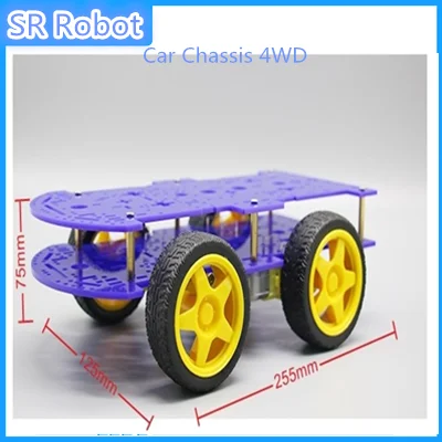 Набор для автомобиля Smart Car интеллектуальное автомобильное шасси 4WD Arduino с кодовым