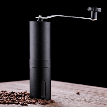 

30G Coffee Grinder Washable Ceramic Core Stainless Steel Mini Handmade Coffee Grinder or Bean Grinder Black