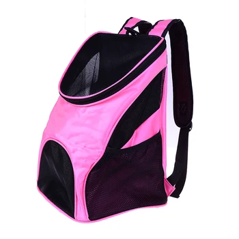 

1Pc Portable Outdoor Dog Pet Double Shoulder Mesh Bag Backpack Travel Carrier 2 Size Universal