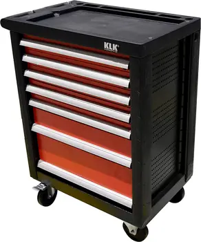 

LECTROS.COM Cart 7 drawer tool with close Cart tools professional workshop with wheels mounting workshop Car