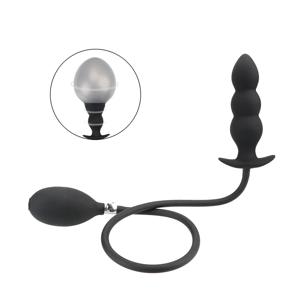 Inflatable Anal Plug And Anal Pump Dilator For Prostate Massage_voghion.com