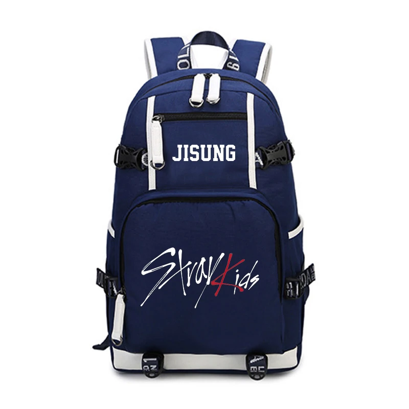 21 Mochila Kpop Stray Kids Backpack Women Laptop Backpack Fashion School Bags for Teenage Girls Boys Travel Bags Casual Rucksack - Цвет: 21