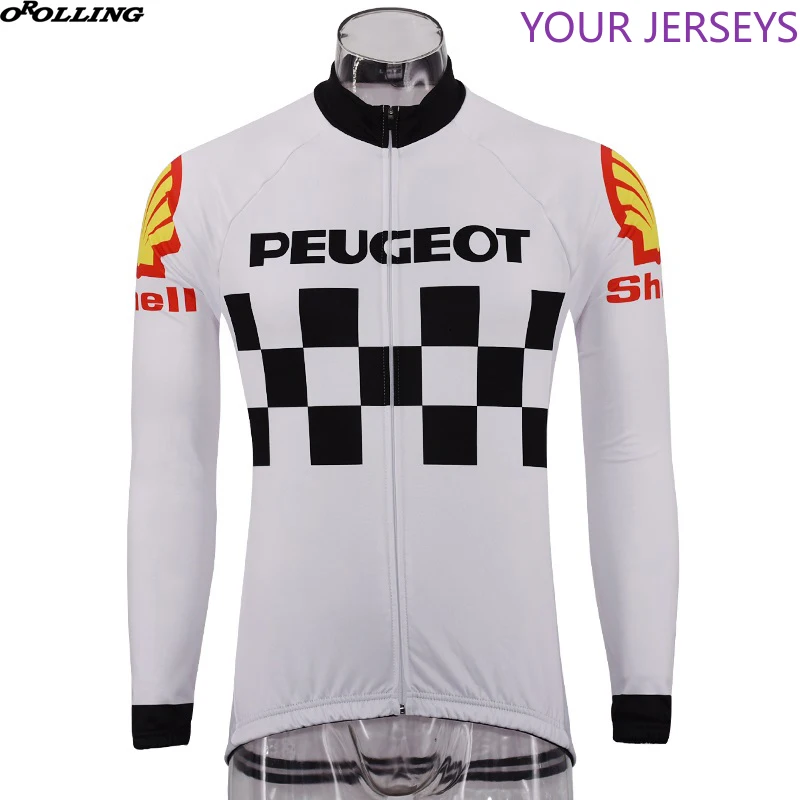 

New Thin OR Winter Thermal Fleece Classical Retro Team Cycling Jersey Long Sleeves Customized Road Mountain Top OROLLING FXR DH