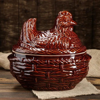 

Brass pot "Chicken", 3 l