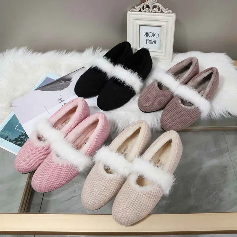 Обувь на плоской подошве; женская обувь; Сезон Зима; scarpe donna; женская обувь с круглым носком; Повседневная обувь; Buty Damskie; шерстяная обувь; chaussures femme; слипоны