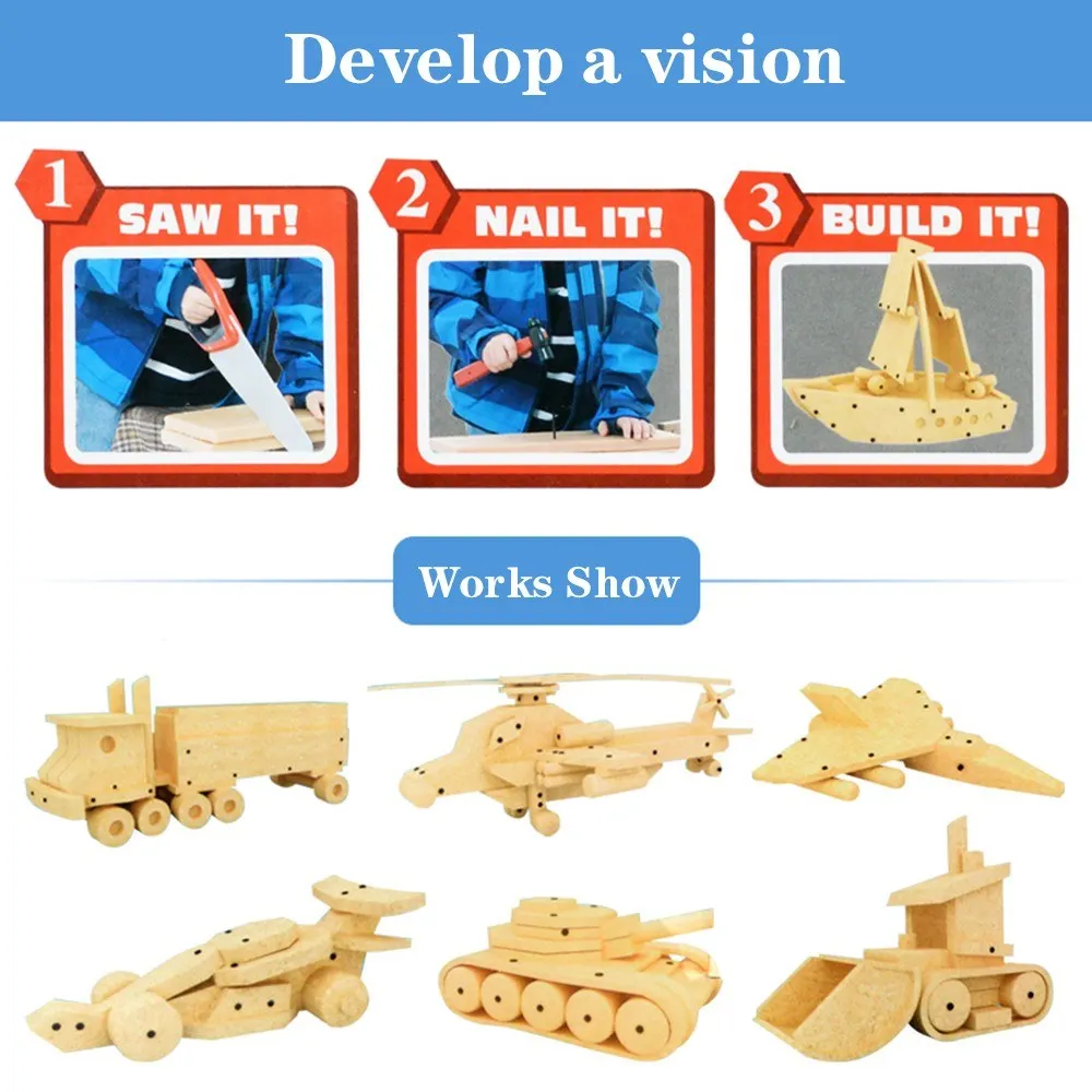 Чудесные DIY пены хлопок детские игрушки ручной работы 3D стереомодель сборка развивающие игрушки детский набор инструментов для поделок