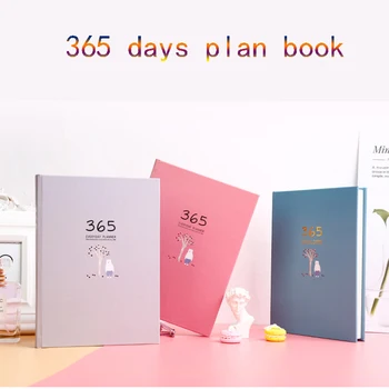 

Year Month Schedule Plan 365 Day Plan Color Inside Page Plan 128 Hardcover Notebook Gift Book School Supplies