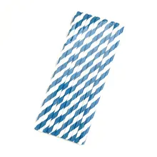 25 шт./лот бумажные трубочки в полоску для детской вечеринки, свадьбы, дня рождения, украшения, бумажные соломинки