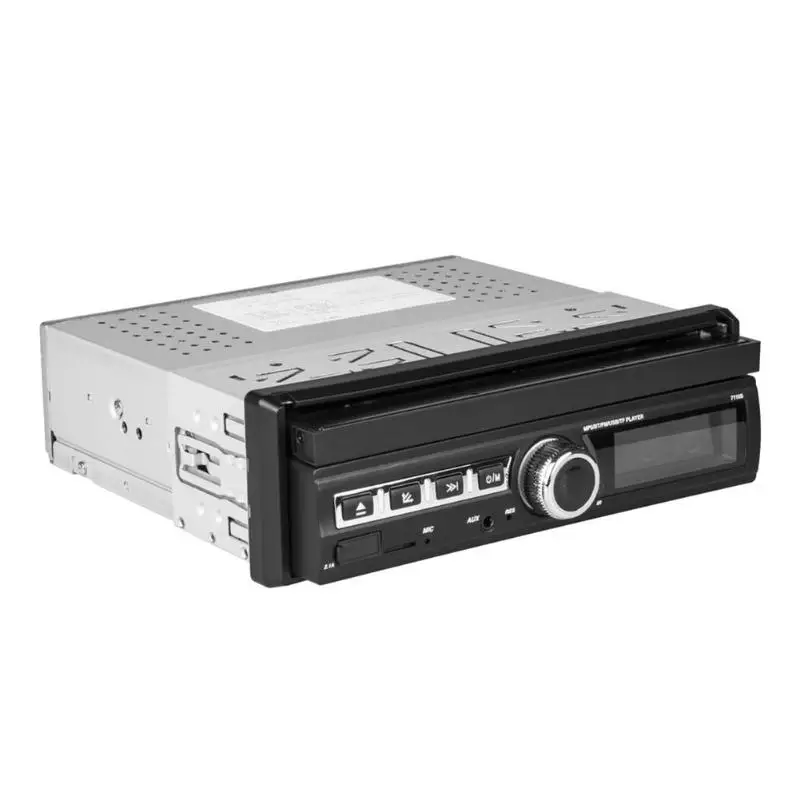 7110S 1DIN Bluetooth автомобильный стерео 7 дюймов Сенсорный экран AUX USB TF FM радио усилитель приемника 50 Вт x4 Максимальная Мощность Выход