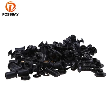 

POSSBAY Motorcycle Black Fairing Screws for Honda CBR900 929 2000-2001 CBR900 954 2002-2003 Street Scooter Windscreen Bolt Kit