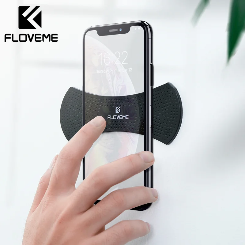 FLOVEME, крепкая Адсорбция, автомобильный держатель для телефона для iPhone, samsung, многофункциональная настенная настольная подставка для телефона, универсальная подставка для телефона
