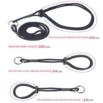 Sex Cotton Bondage Restraint Rope Slave Roleplay Toys for Couples Adult Games Products Shibari Hogtie Fetish Harnes 4