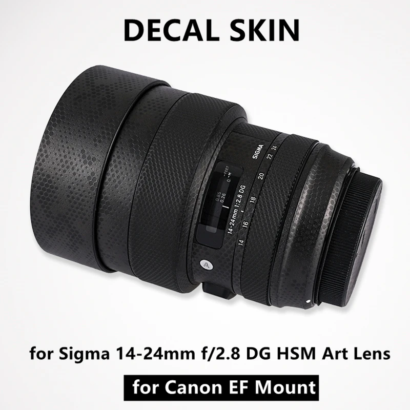 Sigma 14-24 F2.8 Ef Mount Lens Decal Skin Per Sigma 14-24Mm F/2.8 Dg Hsm Art Lens (Per Canon Ef Mount ) Protector Cover Sticker