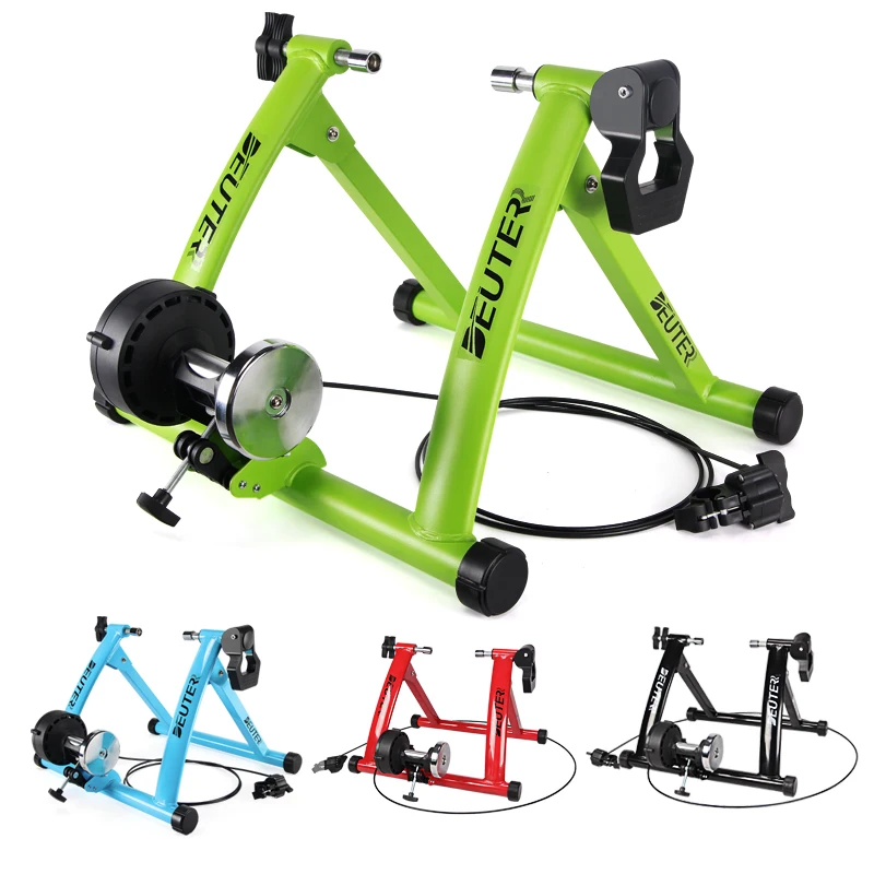 Portable Indoor Exercise Cycling Magnetic Resistance Bicycle Trainer Bike Stand