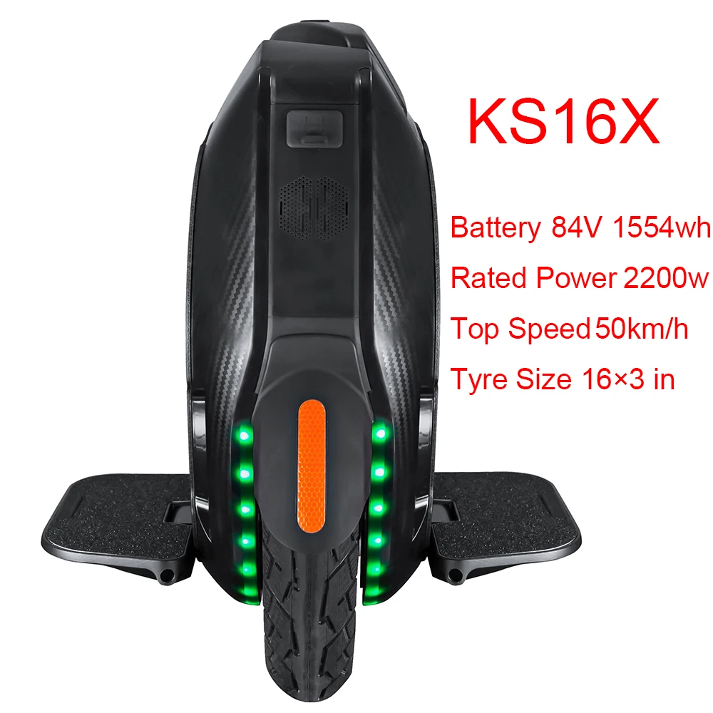 KS16X 1554wh Электрический Одноколесный самокат 2200 Вт Мотор KS-16X