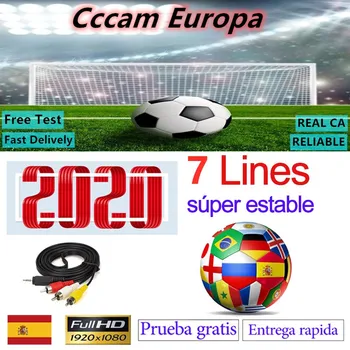 

Cccam Europa spain 1/2 years stable 7 Lines server HD cline cccams Europa Europe Portugal Poland Italia for satellite receiver