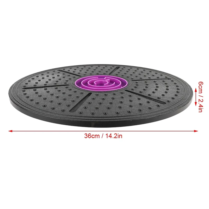 Newly Yoga Balance Board Disc Stability Round Plates Exercise Trainer for Fitness Sports BFE88