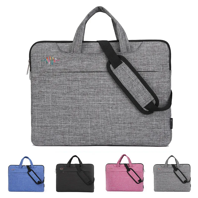 

Laptop Sleeve Bag 13.3" 14.1" 15" 15.6" Notebook Case Computer Shoulder Handbag Messenger Bag for Macbook Xiaomi HP Dell Huawei