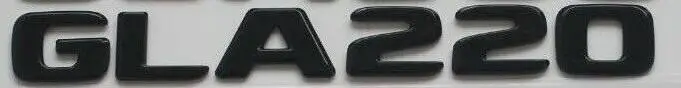 Gloss Black Черный глянец эмблемы для Mercedes X156 GLA45 Для AMG GLA200 GLA220 GLA250 4matic - Цвет: Gloss Black