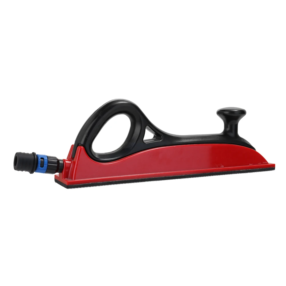 Dustless Dry Grinding Vacuum Hand Push Plate Metal Spray Paint Grinder Tool Home Plastics Manual Strong Viscosity - Color: Black