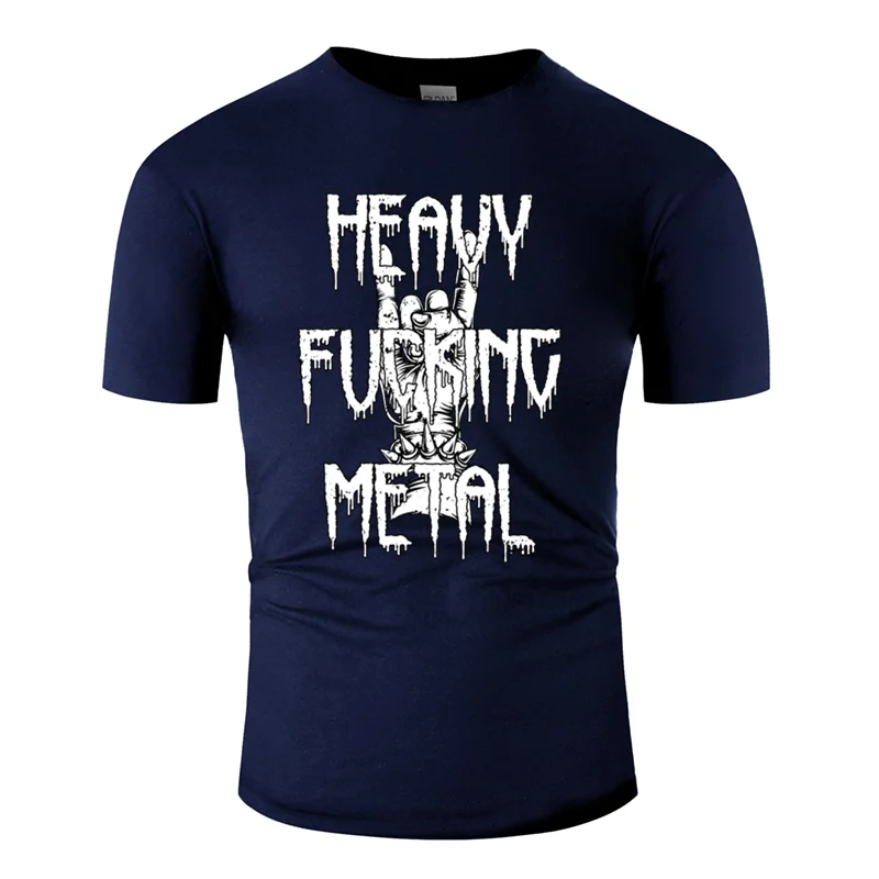 Men-Navy Blue Дизайнерская дышащая футболка с тяжелым металлом, Мужская футболка с натуральным солнечным светом, интересный юмористический хип-хоп Топ - Цвет: Men-Navy Blue