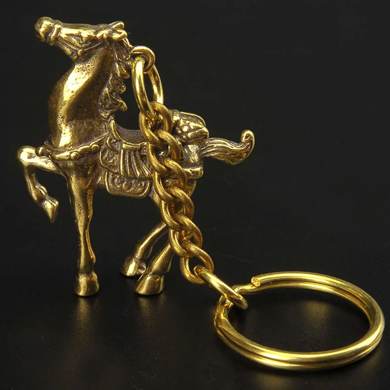 horse keychain pendants copper (7)