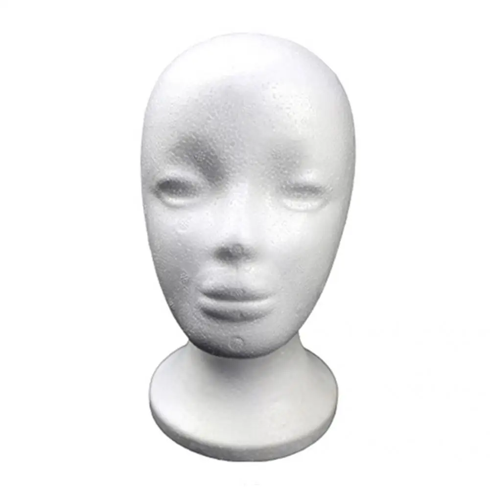 Female Head Model Universal Artificial Easy-using Wig Display Stand for Exhibition Model Head