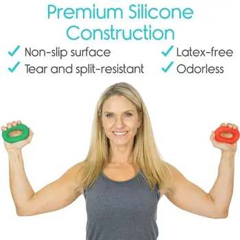 

Power Training Eco-friendly Silicone Grip Ring Carpal Expander Musculation Equipment Hands Finger Fitness Strength X8T9