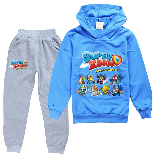 2-13y Children Superzings Long Sleeve T-shirt+gray Pants 2pc Set Game Super  Zings Boys Girl Tracksuit Kids Baby Birthday Clothes - Children's Sets -  AliExpress
