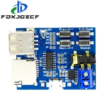 

10pcs MP3 nondestructive decoder board Built-in amplifier mp3 module mp3 decoder TF card U disk decoding player