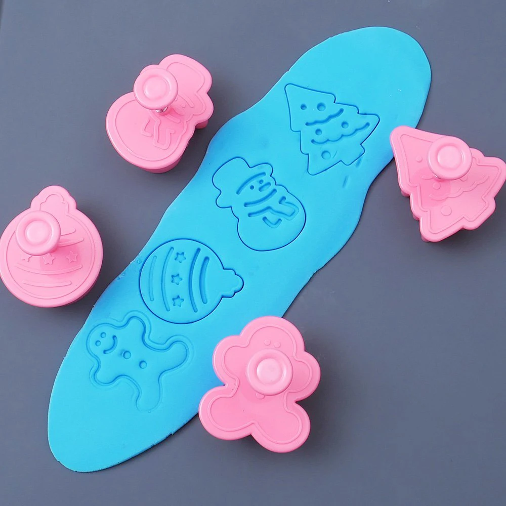 4 шт. мини печенья резак для марок формы для печенья 3D печенья Плунжер резак DIY формы для выпечки инструменты пряничные формочки для печенья