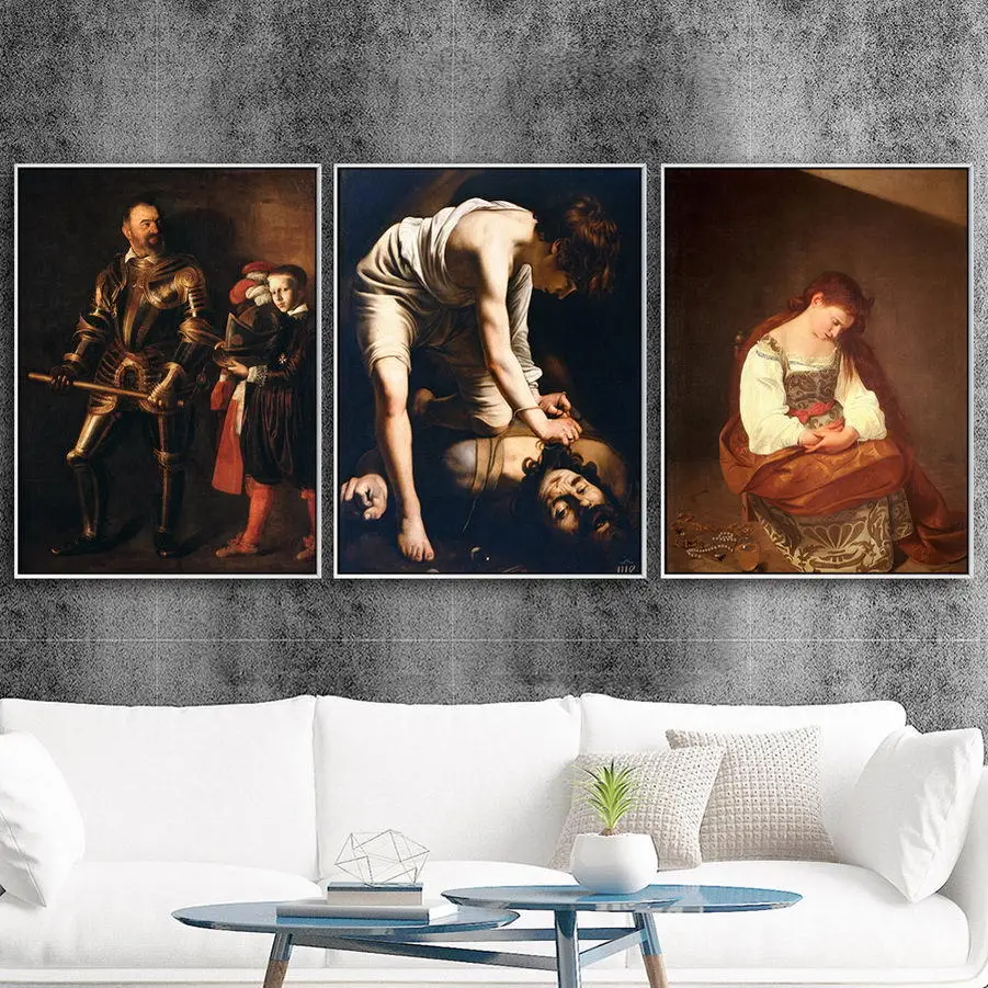 

Italy Giclee Print Painting Core Customizable Caravaggio Figure Story Famous Paintings Painting Heart