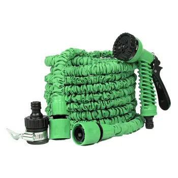 

25FT Garden Hose Expandable Magic Flexible Watering Hose for Garden Plastic Hoses Pipe with Spray Gun Watering Car Wash Spray
