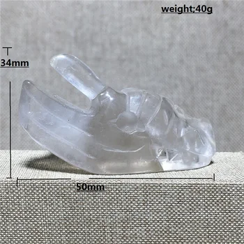 

natural dragon cranium quartz crystal specimen Home furnishing decoration stone and crystal Reiki healing skulls
