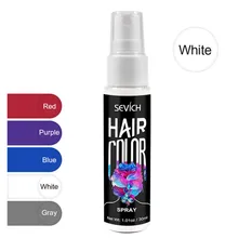 30 мл одноразовый жидкий спрей краска для волос 5 цветов Временная Нетоксичная DIY Краска для волос моющаяся одноразовая краска для волос