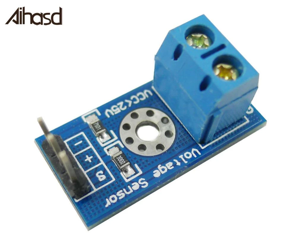 Dc 025v Voltage Sensor Module With Code For Arduino Integrated Circuits AliExpress