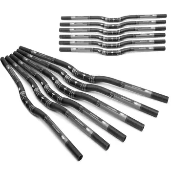 

Carbon Fiber Ultra-Light Bicycle Handlebar 25.4mm Cycling MTB Bike Riser Bar 620mm, 640mm, 660mm, 680mm, 700mm