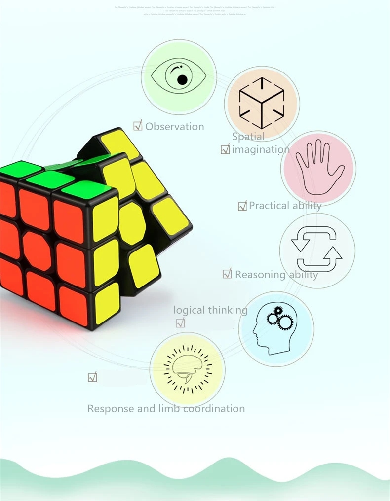 Qiyi 2x2 3x3 4x4 5x5 кубики кубик антистресс 3x3x3 кубик рубика магический куб профессиона льный скоростной куб Пазлы 3 на 3 Кубик 12 Сторон Пирамида куб игрушки для детей магнитный куб неокуб магнитный