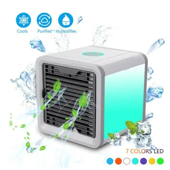 

Convenient New Mini PortableAir Cooler Fan Portable Digital Air Conditioner Humidifier Space Easy Cool Purifies Big Wind Fan