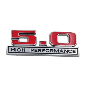 

Replacement for Ford 5.0 High Performance Mustang GT 500 Focus Mondeo Fiesta Car Sticker Emblem Trunk Badge Decal