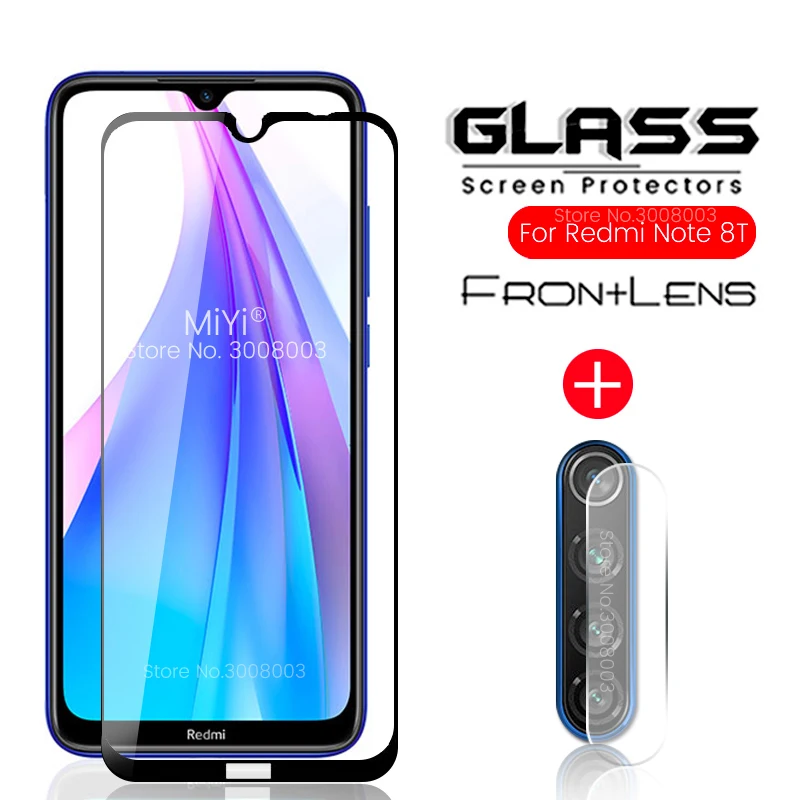 2-в-1 Защитное стекло для глобальная версия xiaomi redmi note 8 t, 8 t, 4 ГБ, 64 ГБ, note8t объектив камеры пленка для экрана мобильного телефона redmi note8t